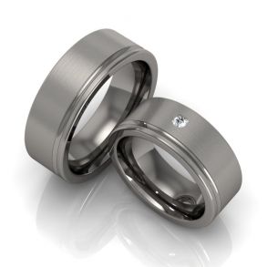 Vielsesringe Titanium 488