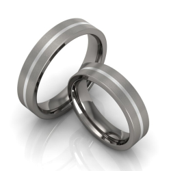 Vielsesringe Titanium 571