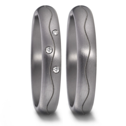 Eksklusive Vielsesringe Tantal Mystic Love 59611