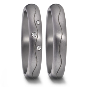 Eksklusive Vielsesringe Tantal Mystic Love 59611