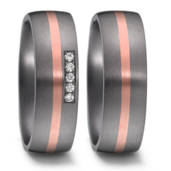 Eksklusive Vielsesringe Tantal Mystic Love 59616