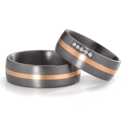 Eksklusive Vielsesringe Tantal Mystic Love 59616