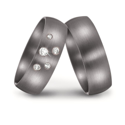 Eksklusive Vielsesringe Tantal Mystic Love 59618