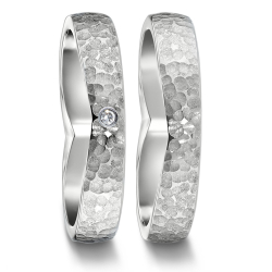 Vielsesringe Titanium Heart 583136