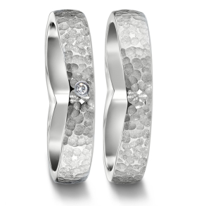 Vielsesringe Titanium Heart 583136