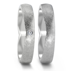 Vielsesringe Titanium Heart 583137