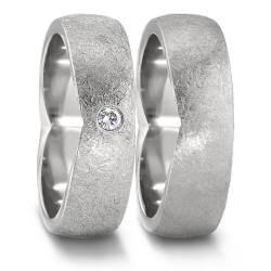 Vielsesringe Titanium Heart 583141