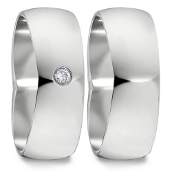 Vielsesringe Titanium Heart 583142