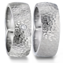 Vielsesringe Titanium Heart 583144