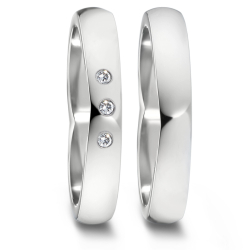 Vielsesringe Titanium Heart 583146