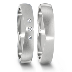 Vielsesringe Titanium Heart 583147