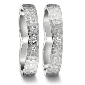 Vielsesringe Titanium Heart 583148