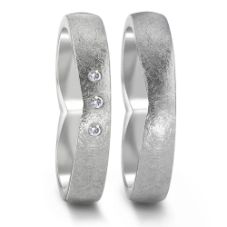 Vielsesringe Titanium Heart 583149