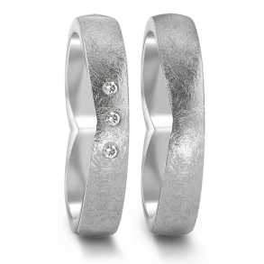 Vielsesringe Titanium Heart 583149