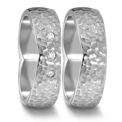 Vielsesringe Titanium Heart 583152