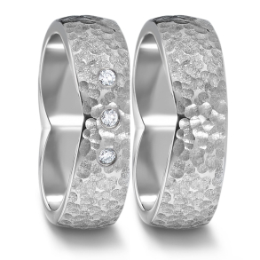 Vielsesringe Titanium Heart 583152