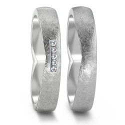 Vielsesringe Titanium Heart 583161