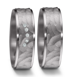 Eksklusive Vielsesringe Tantal Mystic Love 52564