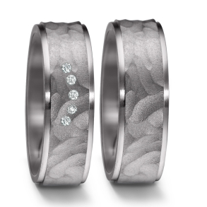 Eksklusive Vielsesringe Tantal Mystic Love 52564