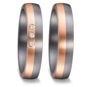 Eksklusive Vielsesringe Tantal Mystic Love 59642