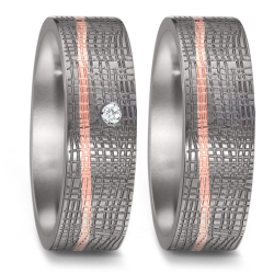 Eksklusive Vielsesringe Tantal Mystic Love 52577