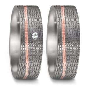 Eksklusive Vielsesringe Tantal Mystic Love 52577