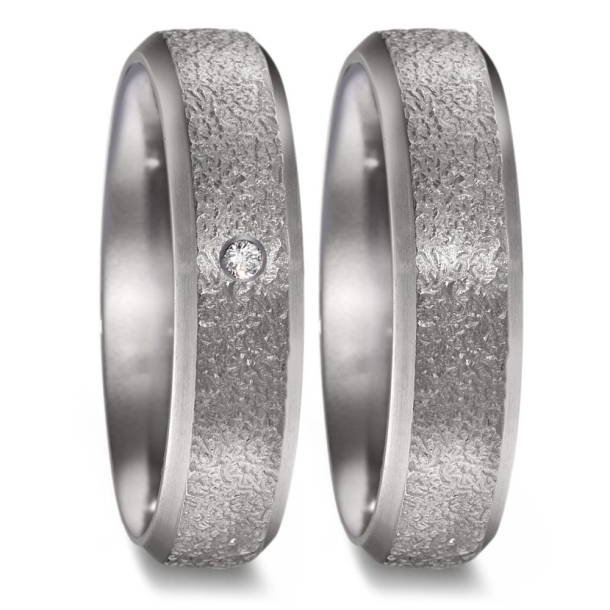 Eksklusive Vielsesringe Tantal Mystic Love 52591