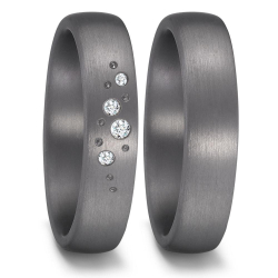 Eksklusive Vielsesringe Tantal Mystic Love 59628