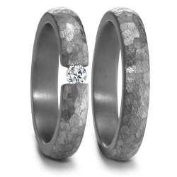 Eksklusive Vielsesringe Tantal Mystic Love 59684-2