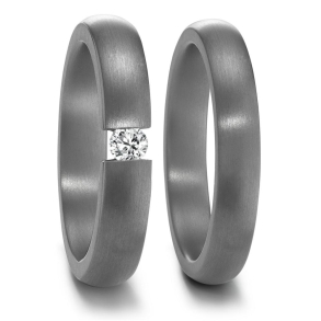 Eksklusive Vielsesringe Tantal Mystic Love 59684-1