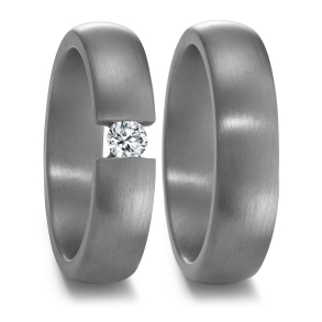 Eksklusive Vielsesringe Tantal Mystic Love 59684-3