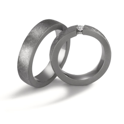 Eksklusive Vielsesringe Tantal Mystic Love 52674