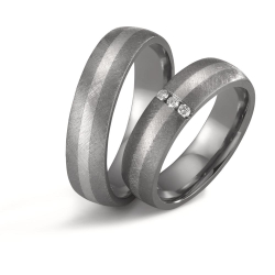 Eksklusive Vielsesringe Tantal Mystic Love 52680