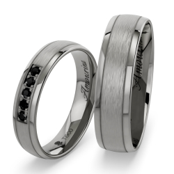 Vielsesringe Titanium Amourina 6004
