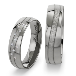 Vielsesringe Titanium Amourina 6005