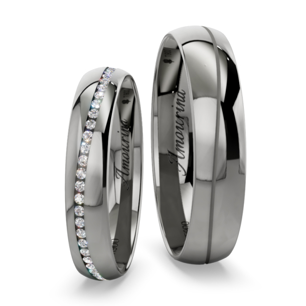 Vielsesringe Titanium Amourina 6007
