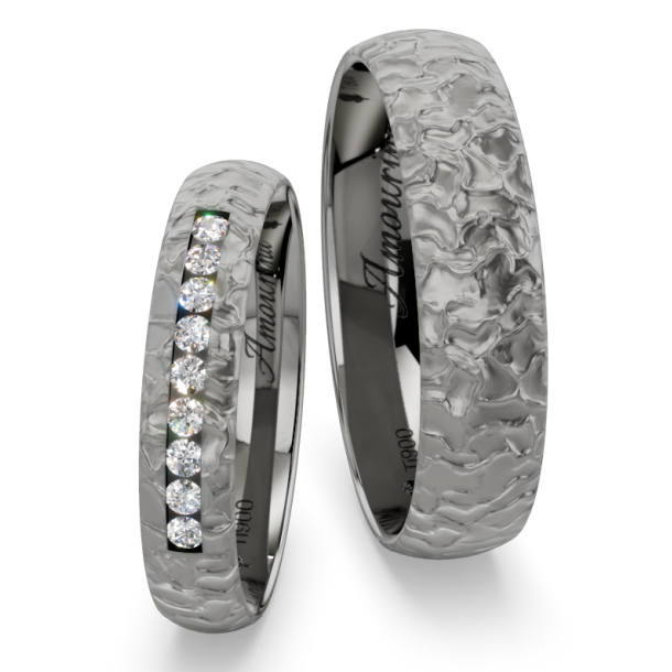 Vielsesringe Titanium Amourina 6008