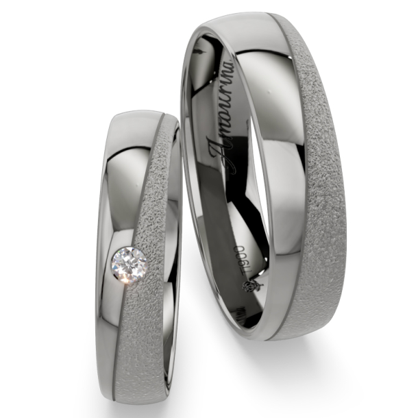 Vielsesringe Titanium Amourina 6011