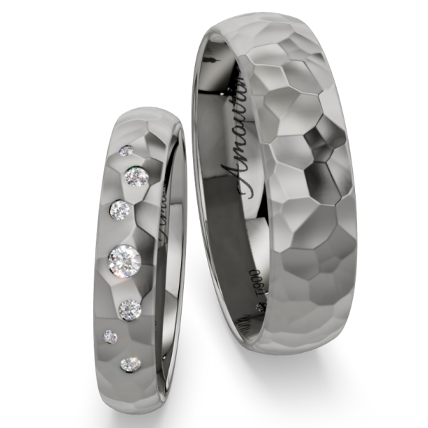 Vielsesringe Titanium Amourina 6014