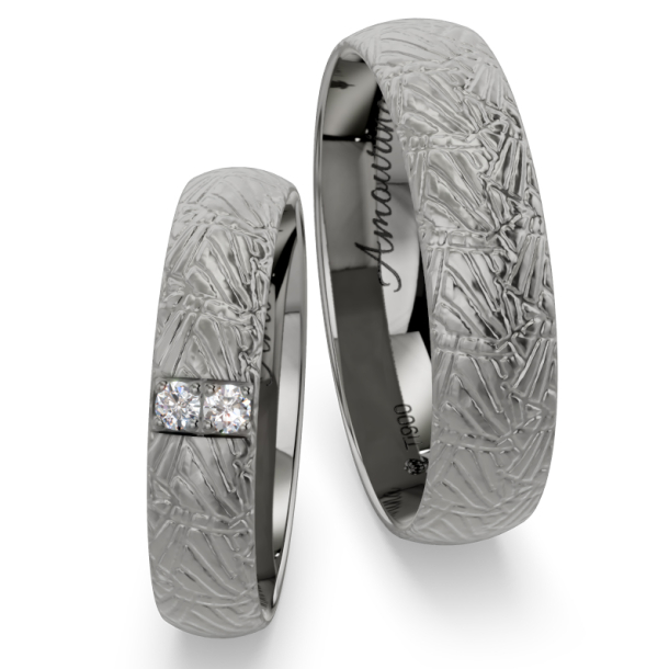 Vielsesringe Titanium Amourina 6016