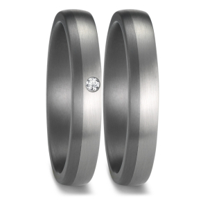 Eksklusive Vielsesringe Tantal Mystic Love 59175