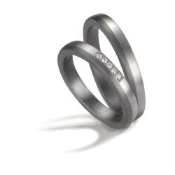 Eksklusive Vielsesringe Tantal Mystic Love 59178