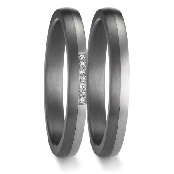 Eksklusive Vielsesringe Tantal Mystic Love 59179