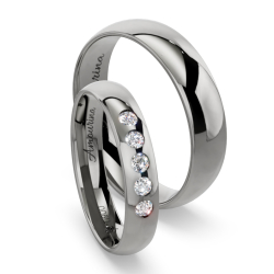 Vielsesringe Titanium Amourina 6019