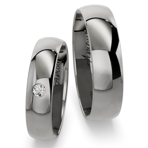 Vielsesringe Titanium Amourina 6020