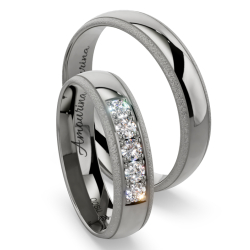 Vielsesringe Titanium Amourina 6023