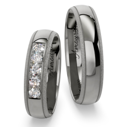 Vielsesringe Titanium Amourina 6023