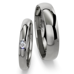 Vielsesringe Titanium Amourina 6027