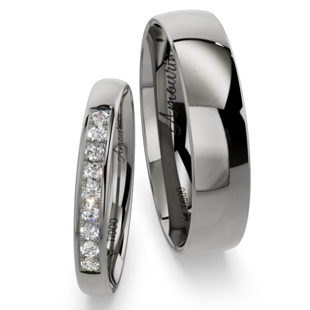 Vielsesringe Titanium Amourina 6030