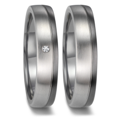 Eksklusive Vielsesringe Tantal Mystic Love 52701